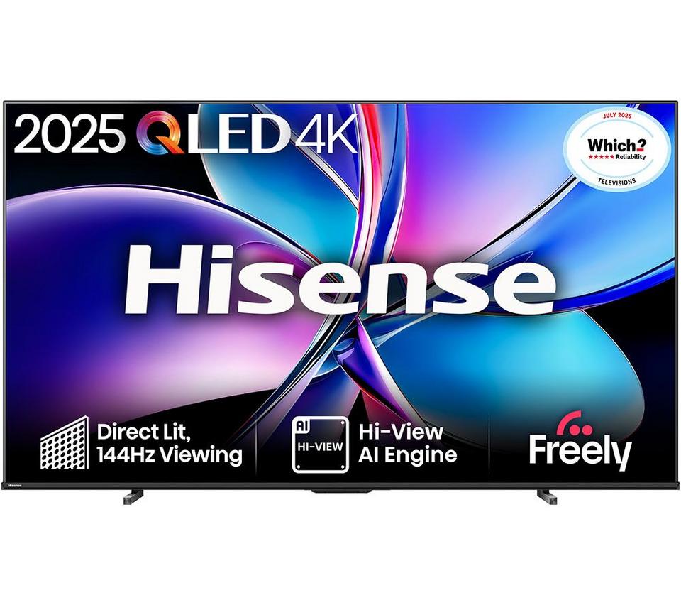 HISENSE E7Q PRO 100" QLED 4K HDR Smart TV with Freely - 100E7QTUK PRO