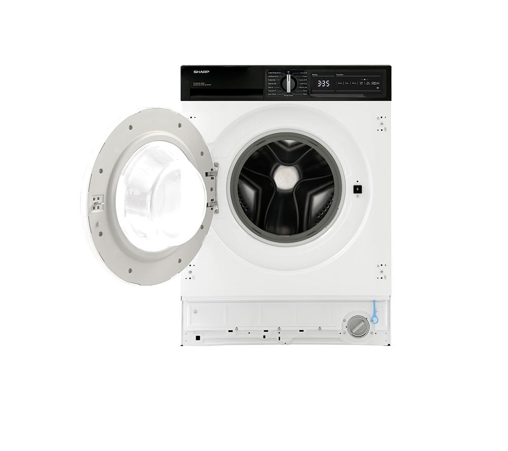 SHARP ES-NDIH814BWA1-EN Integrated 8 kg Washer Dryer - White image number 8 of 10
