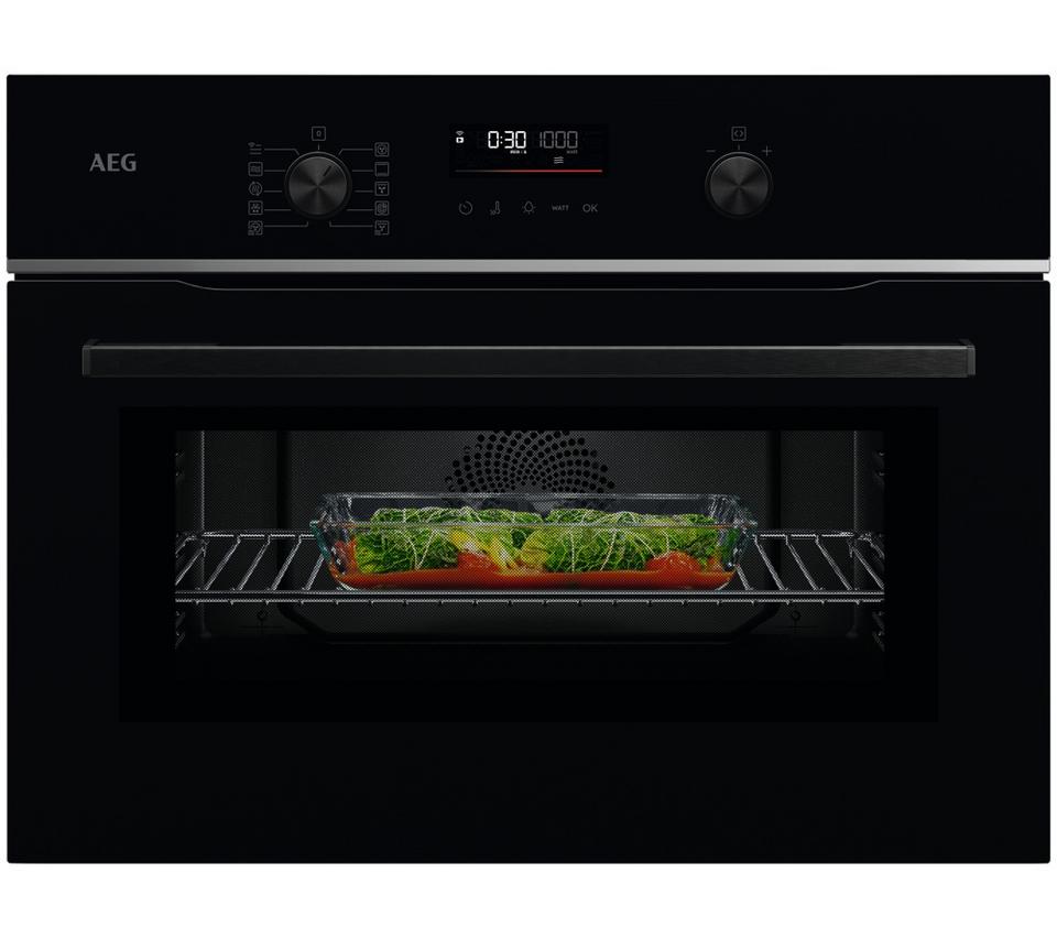 AEG CombiQuick TK6NK501B Built-in Combination Microwave - Black