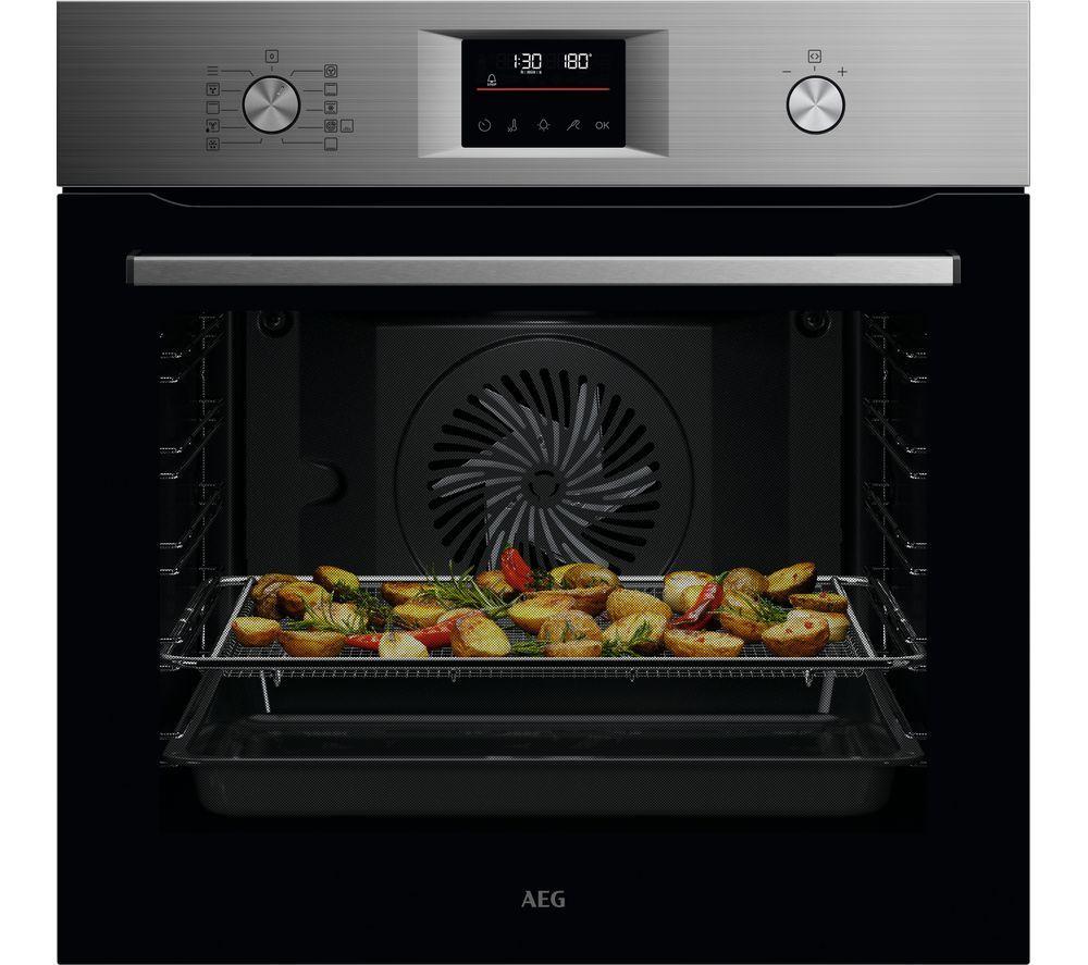 AEG 6000 SenseCook OS6PB50AM Electric Oven – Stainless Steel, Stainless Steel