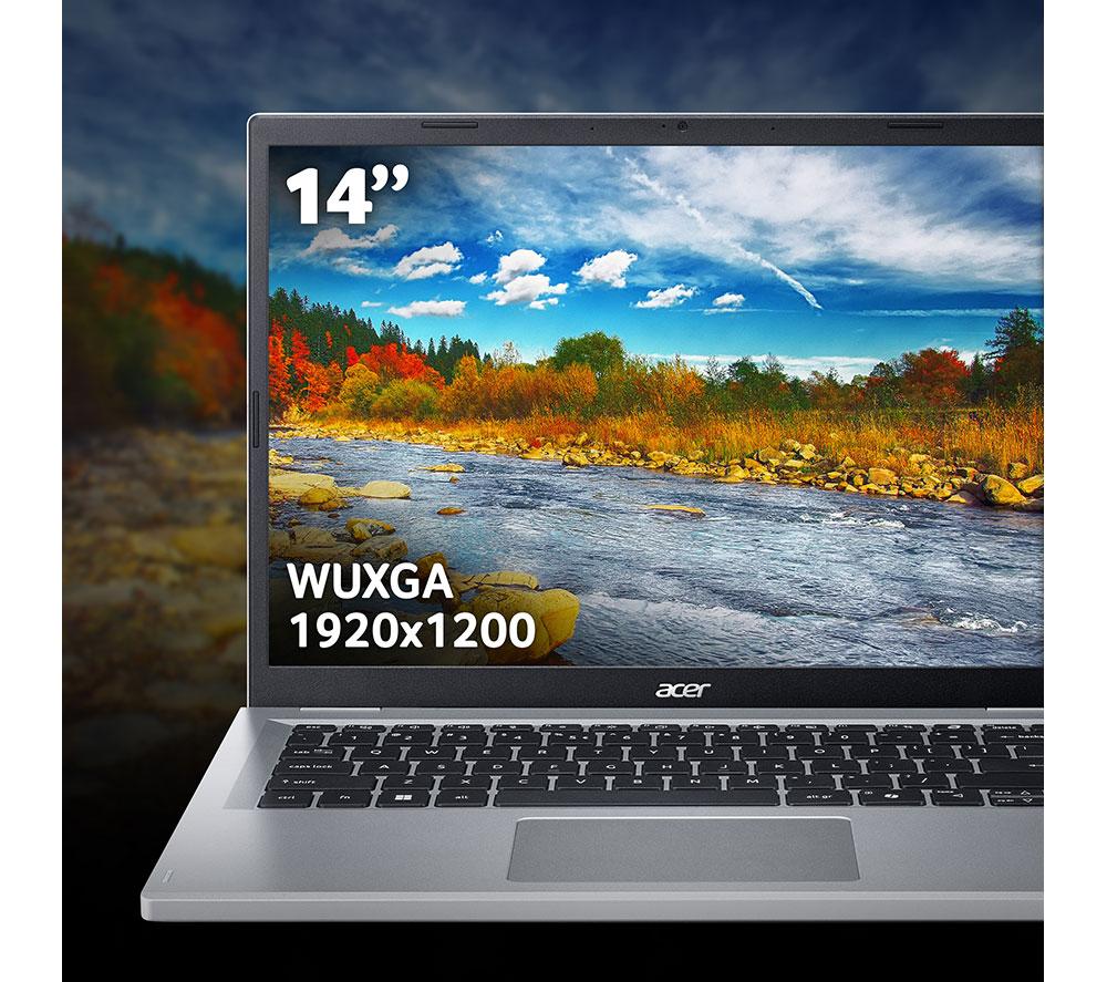 ACER Aspire Go 14" Laptop - AMD Ryzen 3, 128 GB SSD, Silver image number 4 of 9