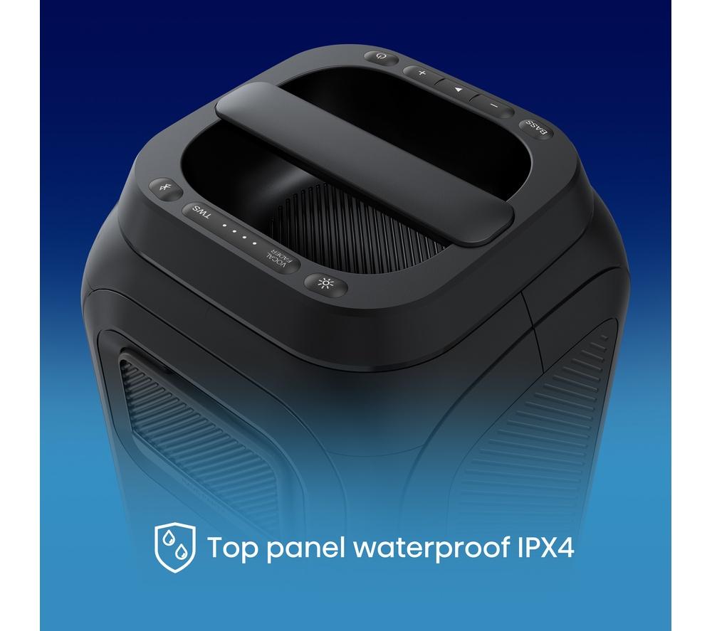 HISENSE Party Rocket 160 Bluetooth Megasound Party Speaker - Black image number 9 of 12