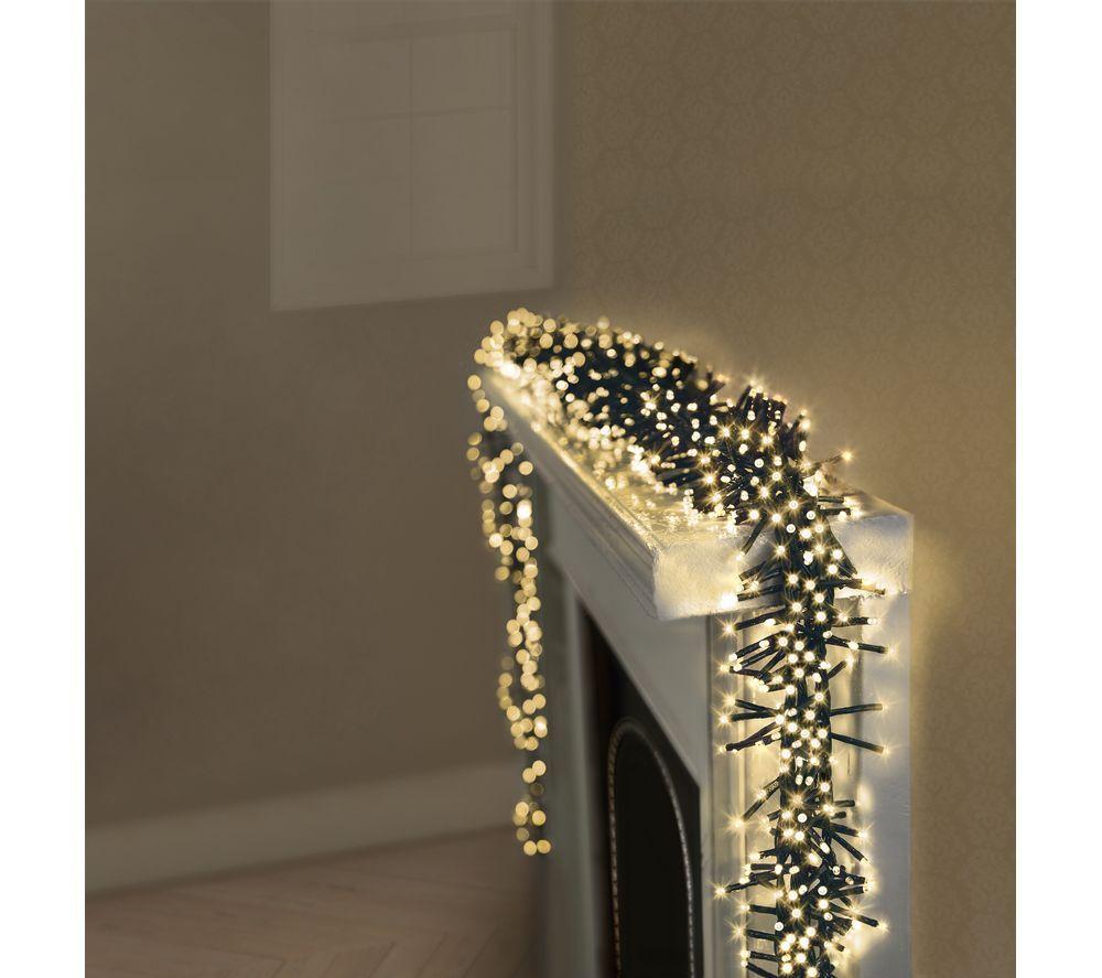 PREMIER Cluster Brights 960 Warm White LED String Lights with Timer - 12.4 m image number 2 of 3