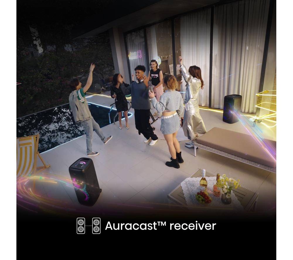 HISENSE Party Thunder Bluetooth Megasound Party Speaker - Black image number 8 of 13