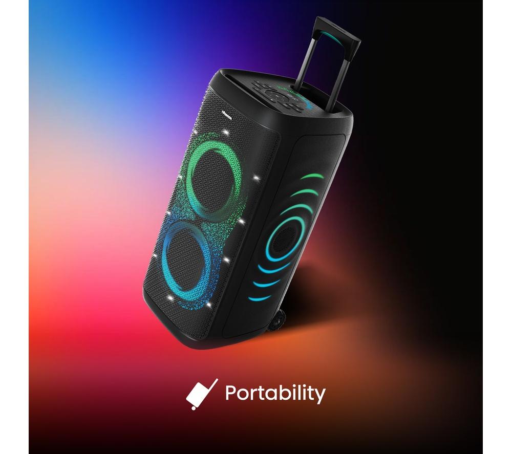 HISENSE Party Thunder Bluetooth Megasound Party Speaker - Black image number 9 of 13