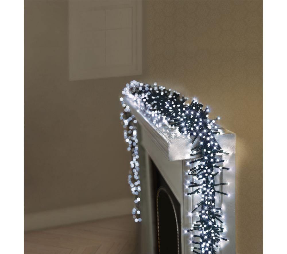PREMIER Cluster Brights 960 White LED String Lights with Timer - 12.4 m image number 5 of 5