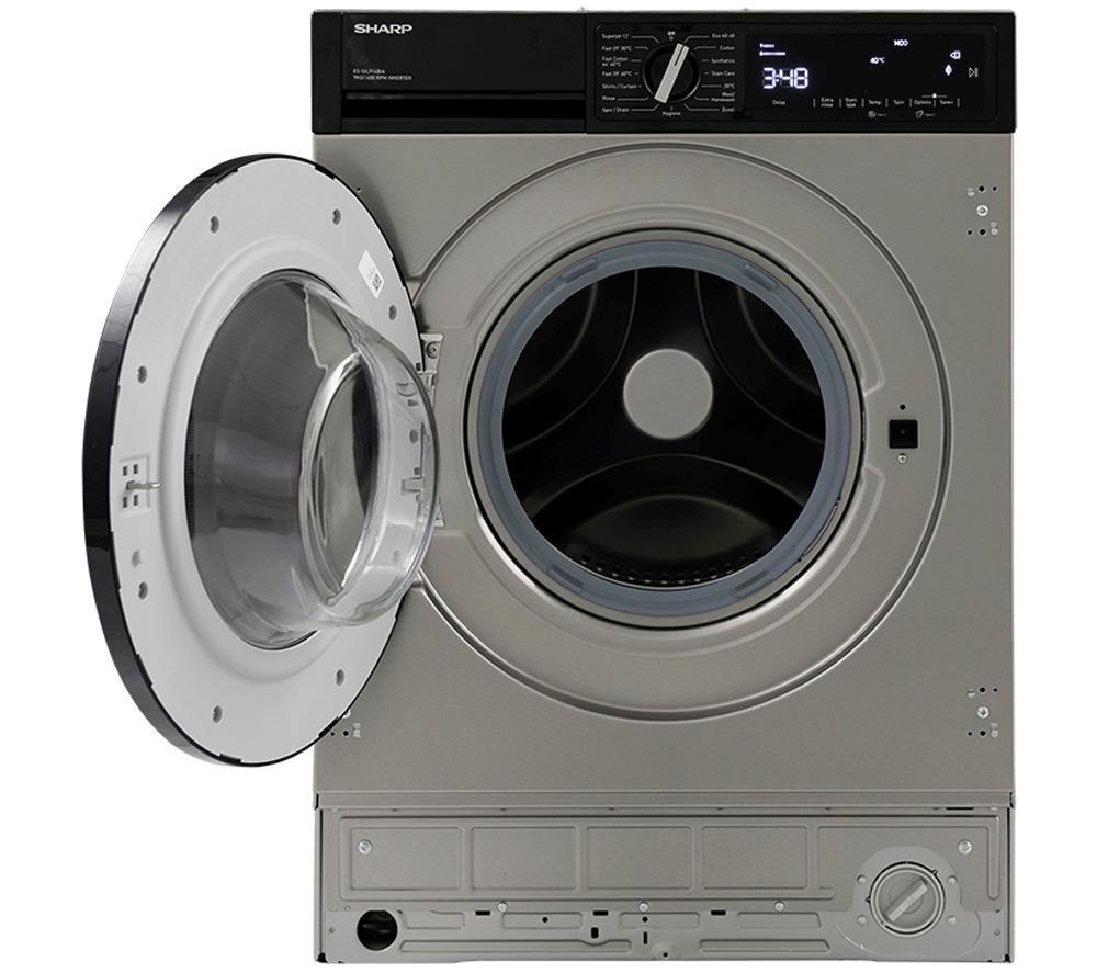 SHARP ES-SIL914BIA-EN Integrated 9 kg 1400 Spin Washing Machine - Stainless steel image number 12 of 15