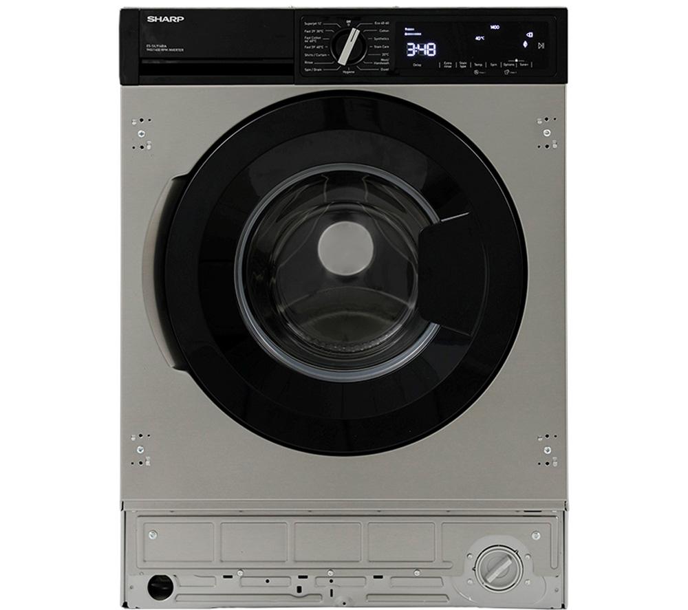 SHARP ES-SIL914BIA-EN Integrated 9 kg 1400 Spin Washing Machine - Stainless steel image number 13 of 15