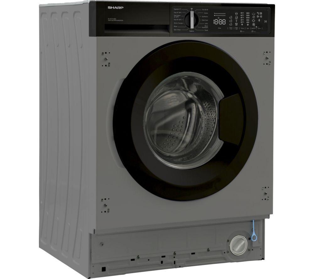 SHARP ES-SIL914BIA-EN Integrated 9 kg 1400 Spin Washing Machine - Stainless steel image number 15 of 15