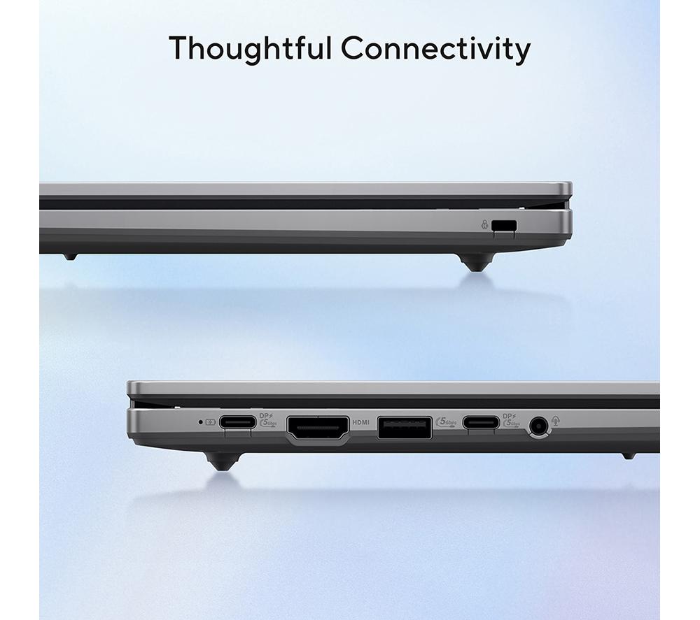 ASUS Chromebook Plus CX14 14"- Intel&reg; Core&trade; 3, 256 GB eMMC, Grey image number 14 of 17