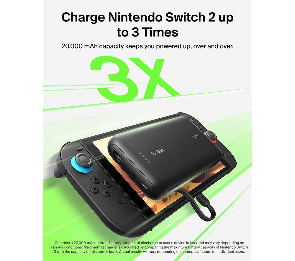Portable Charger Nintendo Switch Minimum Charge Powerwave AC