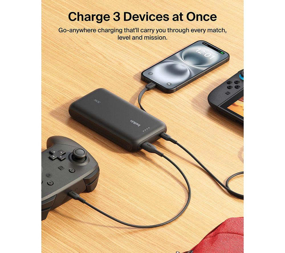 BELKIN Nintendo Switch 2 20000 mAh Portable Power Bank - Black image number 9 of 9