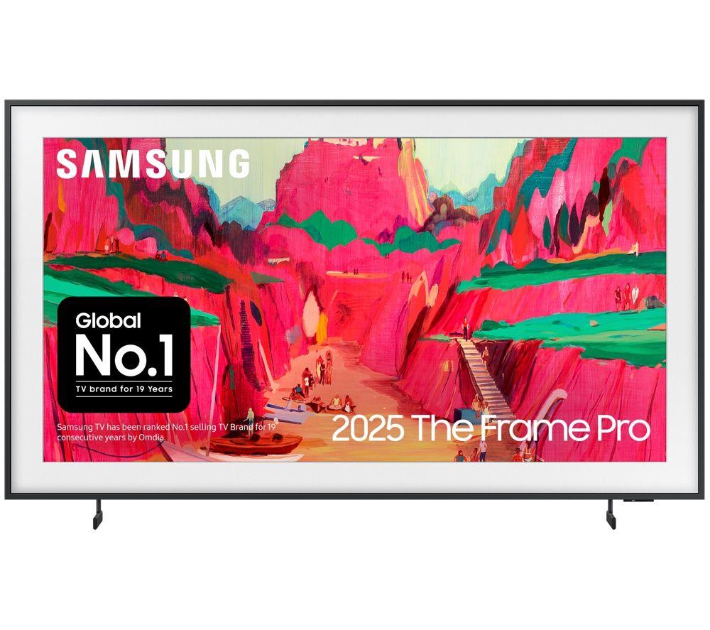 Samsung 85" The Frame Pro (2025) Neo Qled 4K Art Mode Smart Ai Tv With Slim Fit Wall Mount - Qe85ls03fw, Black