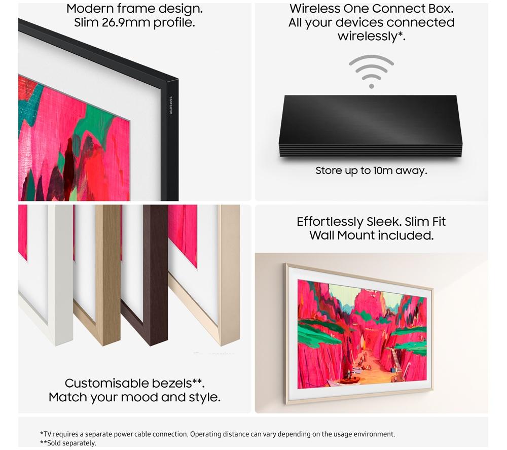 SAMSUNG The Frame Pro (2025) 85" Neo QLED 4K Art Mode Smart AI TV with Slim Fit Wall Mount - QE85LS03FW image number 4 of 15