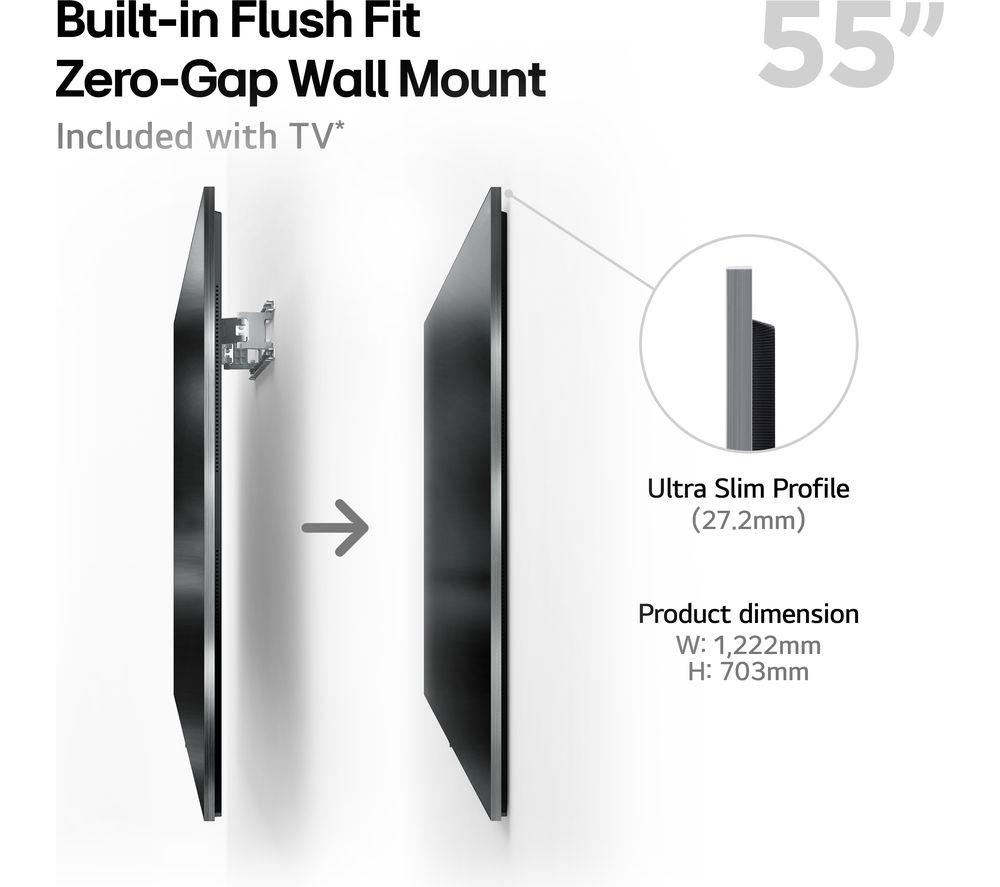 LG G5 77" OLED evo AI 4K HDR Smart TV 2025 (Wall Mount Version) - OLED77G54LW image number 2 of 13