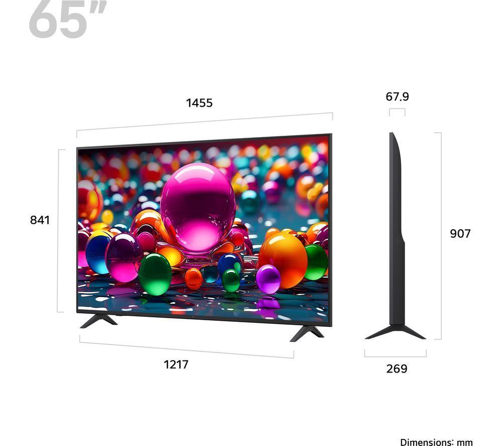 LG UA75 65" LED 4K HDR Smart TV 2025 - 65UA75006LA image number 2 of 16