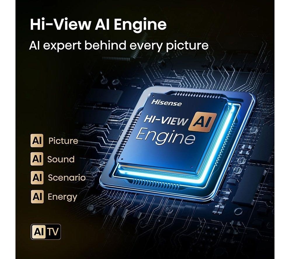 HISENSE U7Q 50" Mini LED 4K 144Hz Smart AI TV with Freely - 50U7QTUK image number 5 of 14