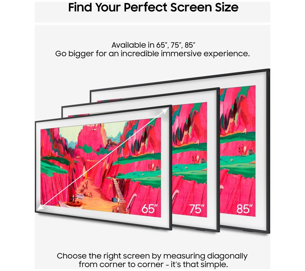SAMSUNG The Frame Pro (2025) 75" Neo QLED 4K Art Mode Smart AI TV with Slim Fit Wall Mount - QE75LS03FW image number 9 of 15