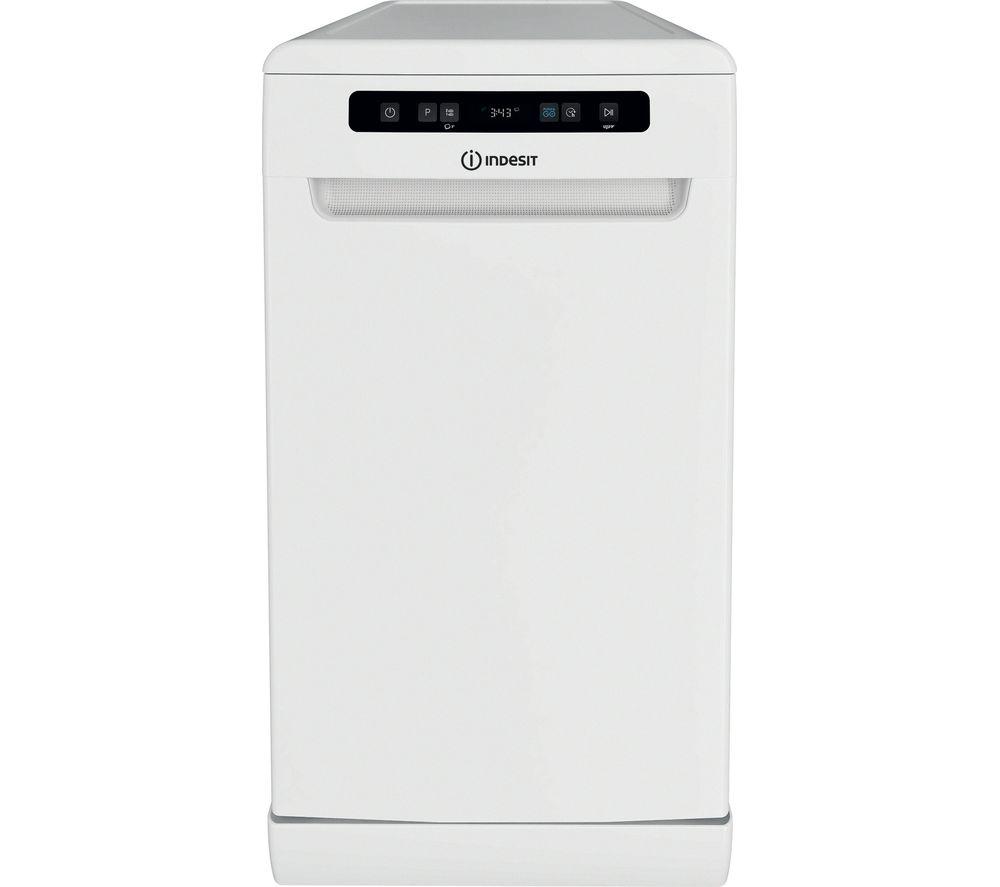 INDESIT Push&Go IN2FD10CS70WUK Slimline Dishwasher - White