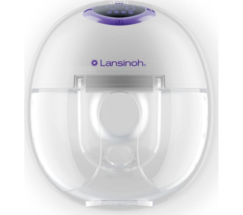 LANSINOH Wearable Single Electric Breast Pump - White