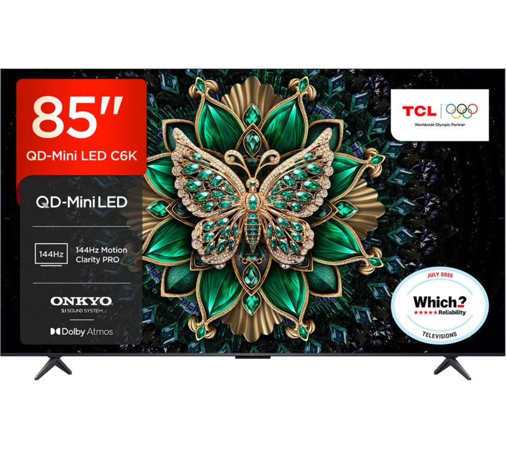 TCL C6K 85" QD-Mini LED 4K HDR Smart Google TV - 85C6K image number 2 of 13