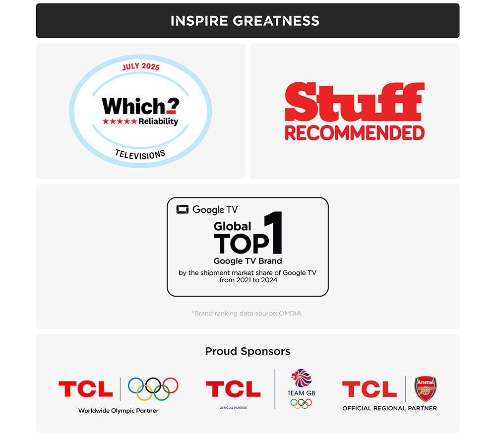 TCL T6C 85" QLED 4K HDR Smart Fire TV with Freely - 85T6C-UK image number 15 of 16