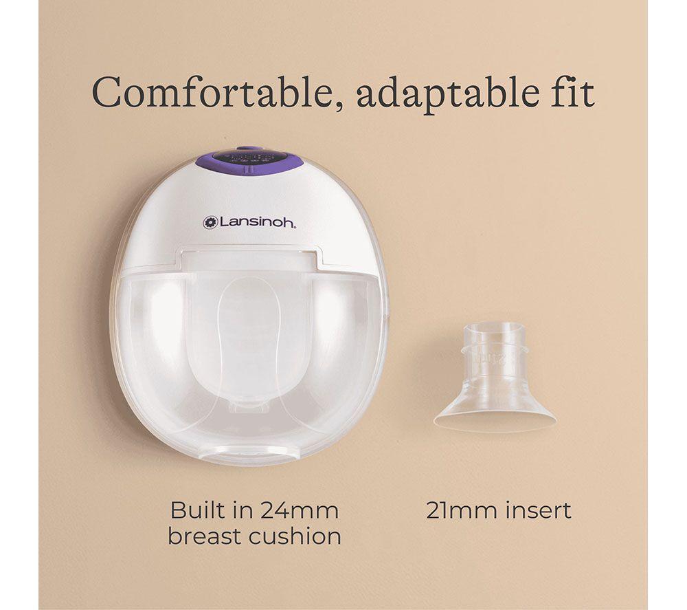 LANSINOH Wearable Double Electric Breast Pump - White image number 3 of 11