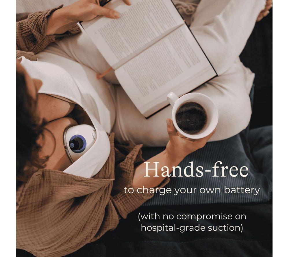 LANSINOH Wearable Double Electric Breast Pump - White image number 9 of 11