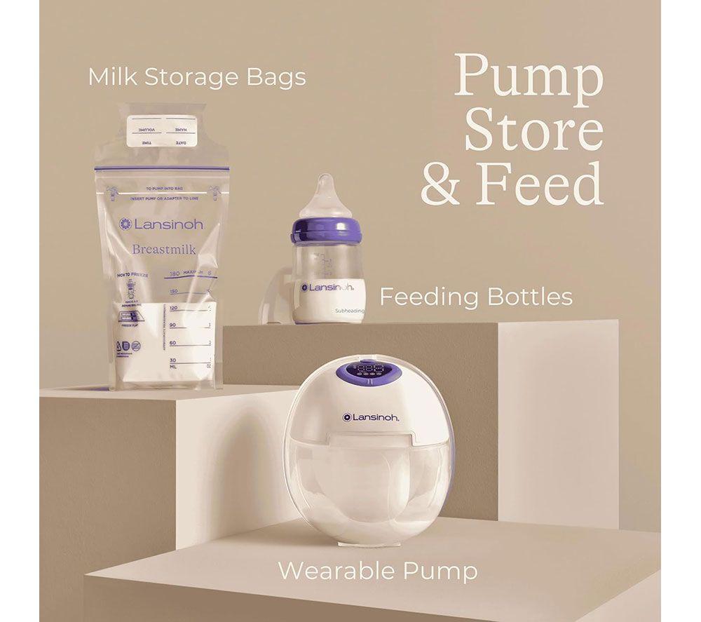 LANSINOH Wearable Double Electric Breast Pump - White image number 11 of 11