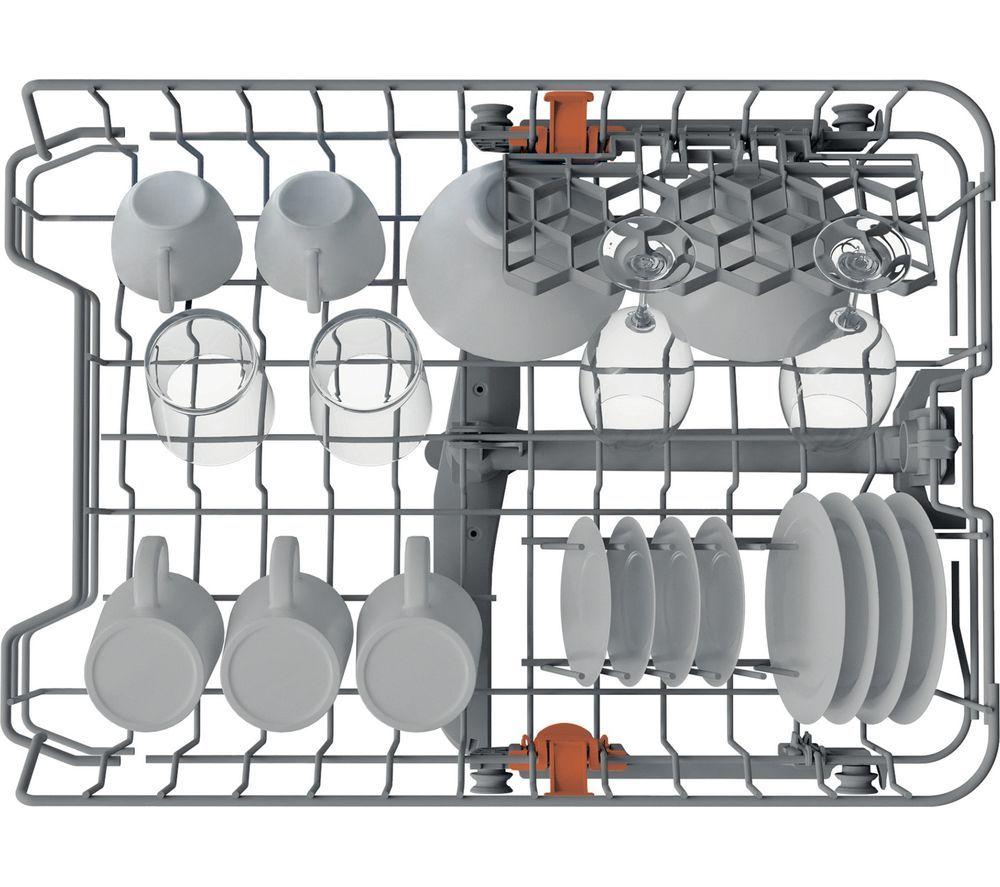 HOTPOINT HP2FE10CS90SUK Slimline Dishwasher - Silver image number 5 of 10