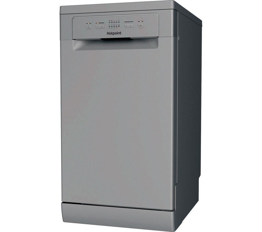 HOTPOINT HP2FE10CS90SUK Slimline Dishwasher - Silver image number 9 of 10