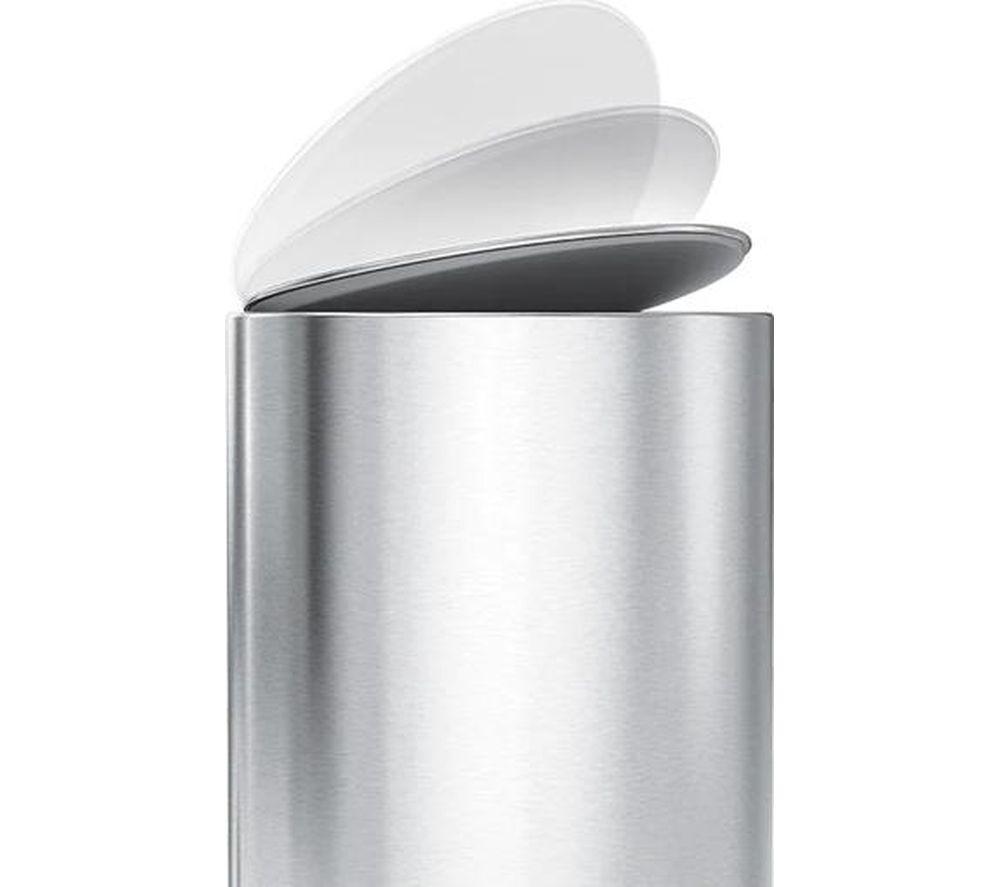 SIMPLEHUMAN CW2106 6-litre Semi-Round Bin - Brushed Steel image number 3 of 5