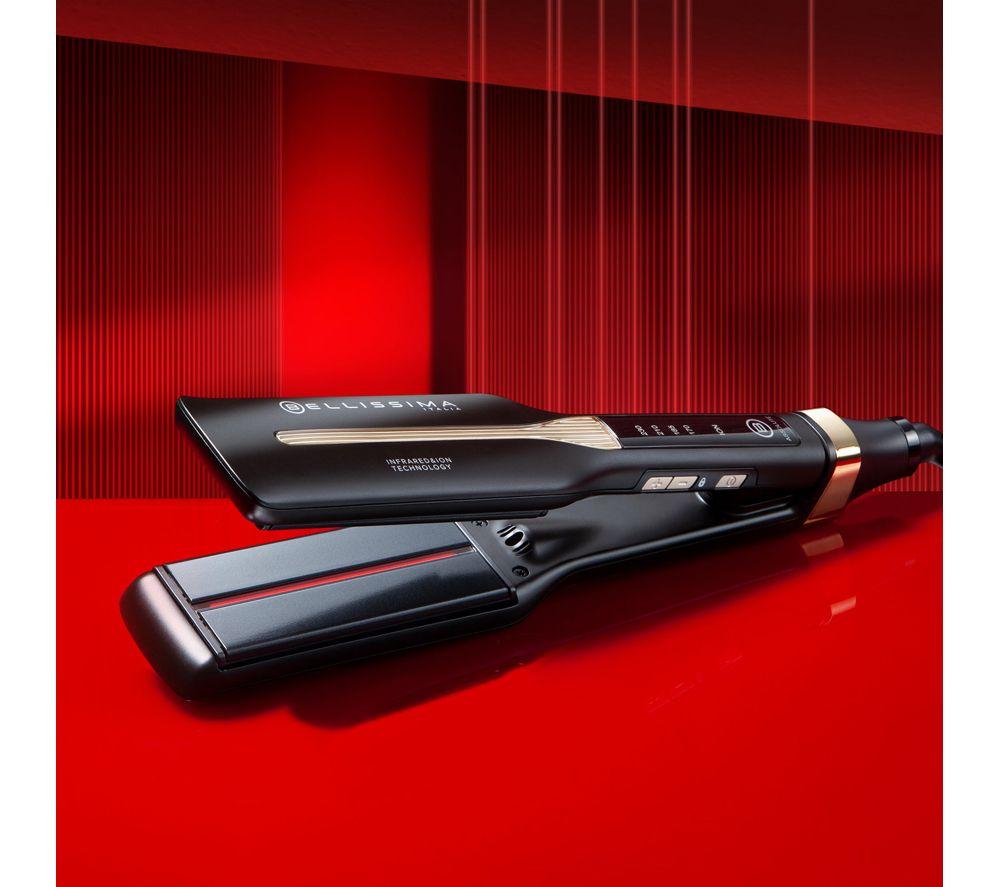 BELLISSIMA Italia Absolute Wide Hair Straightener - Black image number 5 of 7