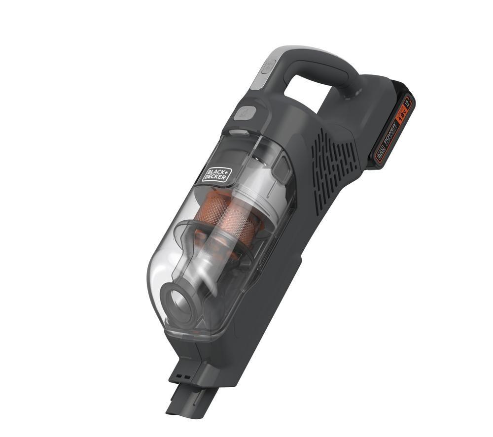 BLACK + DECKER PowerSeries+ BHFEA18D1-GB Cordless Vacuum Cleaner - Grey & Orange image number 5 of 15