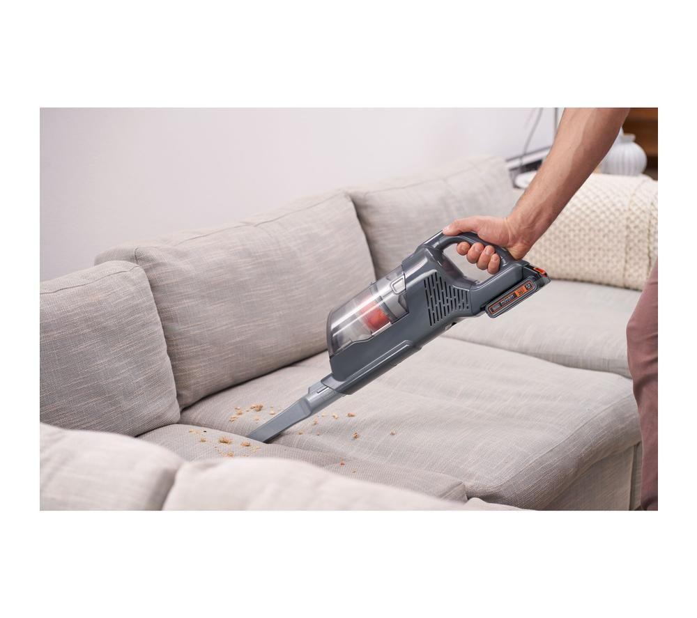 BLACK + DECKER PowerSeries+ BHFEA18D1-GB Cordless Vacuum Cleaner - Grey & Orange image number 12 of 15
