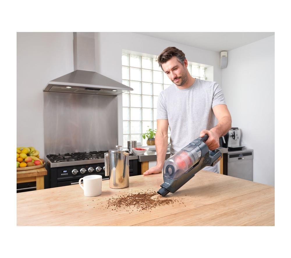 BLACK + DECKER PowerSeries+ BHFEA18D1-GB Cordless Vacuum Cleaner - Grey & Orange image number 14 of 15