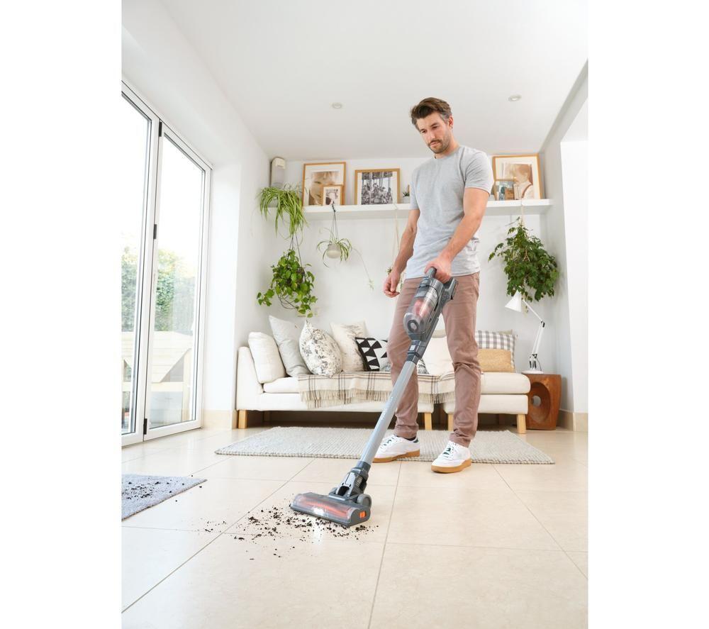 BLACK + DECKER PowerSeries+ BHFEA18D1-GB Cordless Vacuum Cleaner - Grey & Orange image number 15 of 15