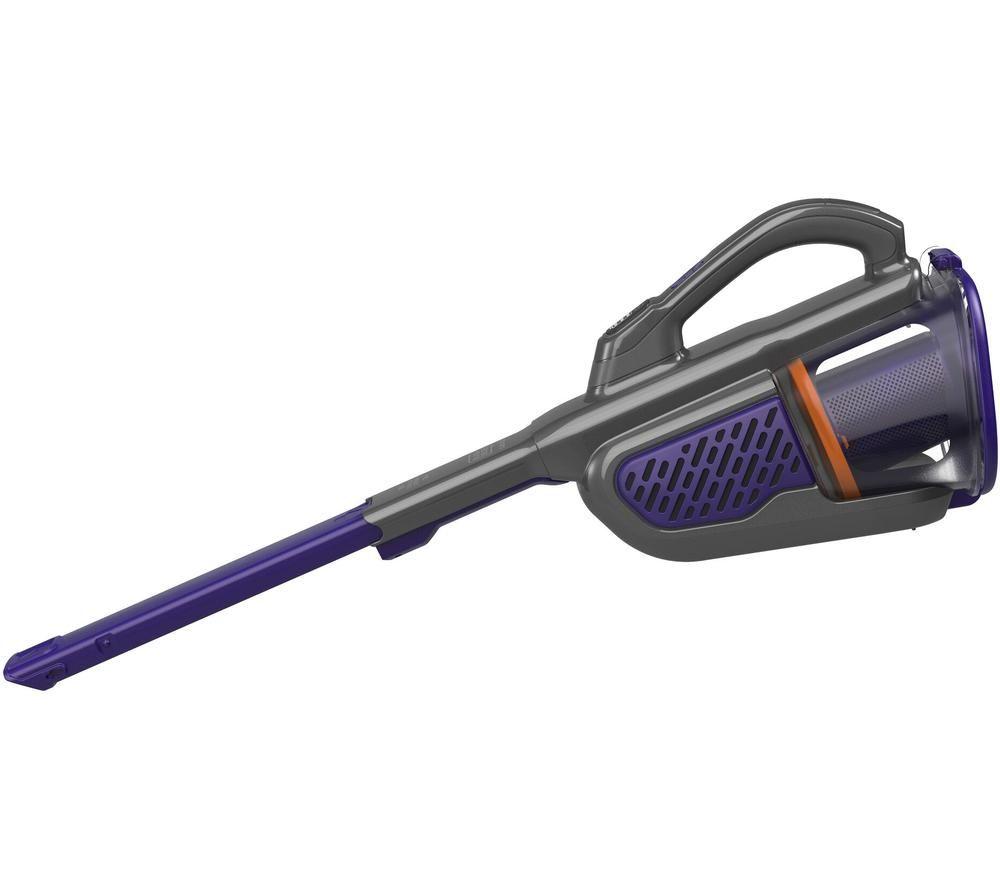BLACK + DECKER Dustbuster BHHV520BFP-GB Handheld Vacuum Cleaner - Purple & Grey image number 2 of 9