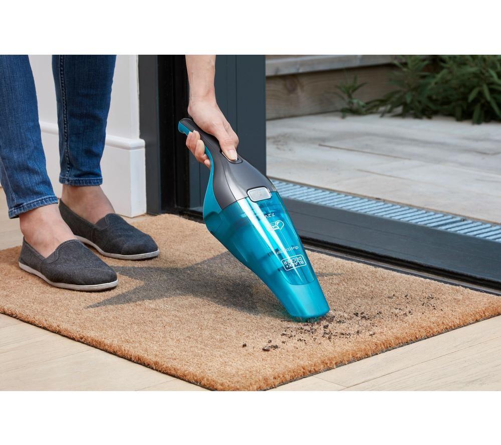 BLACK + DECKER DustBuster WDC215WA-GB Handheld Vacuum Cleaner - Blue & Grey image number 4 of 10