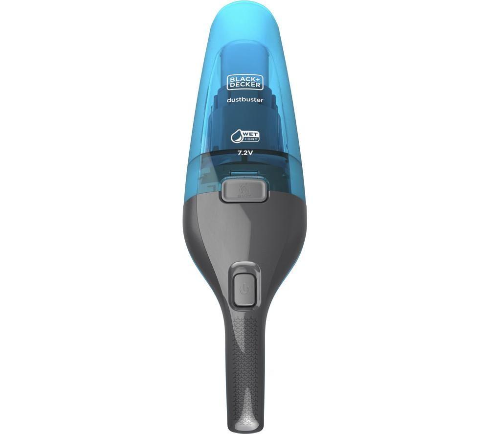 BLACK + DECKER DustBuster WDC215WA-GB Handheld Vacuum Cleaner - Blue & Grey image number 9 of 10