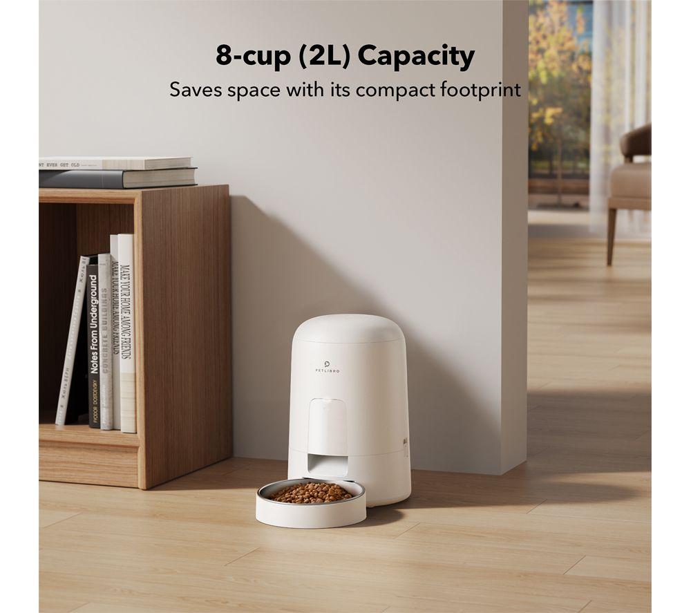PETLIBRO Air Automatic Pet Food Feeder - 2 Litre, White image number 4 of 5