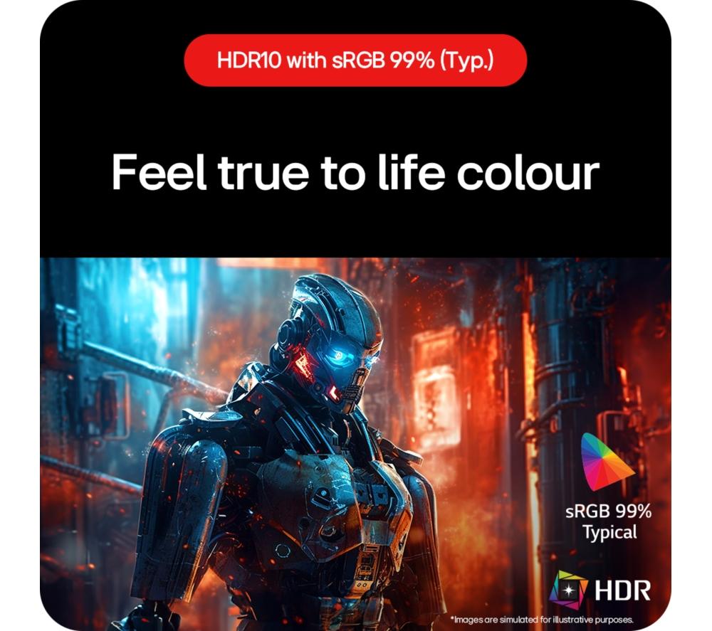 LG UltraGear 32GS60QC-B.AEKQ Quad HD 32" Curved VA LCD Gaming Monitor - Black image number 4 of 14