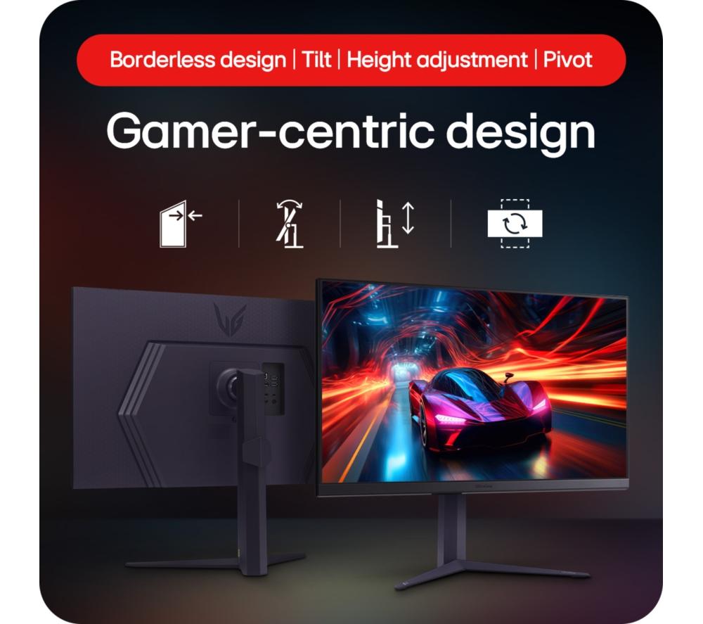 LG UltraGear 32GS85Q-B Quad HD 32" Nano IPS Gaming Monitor - Black image number 2 of 14