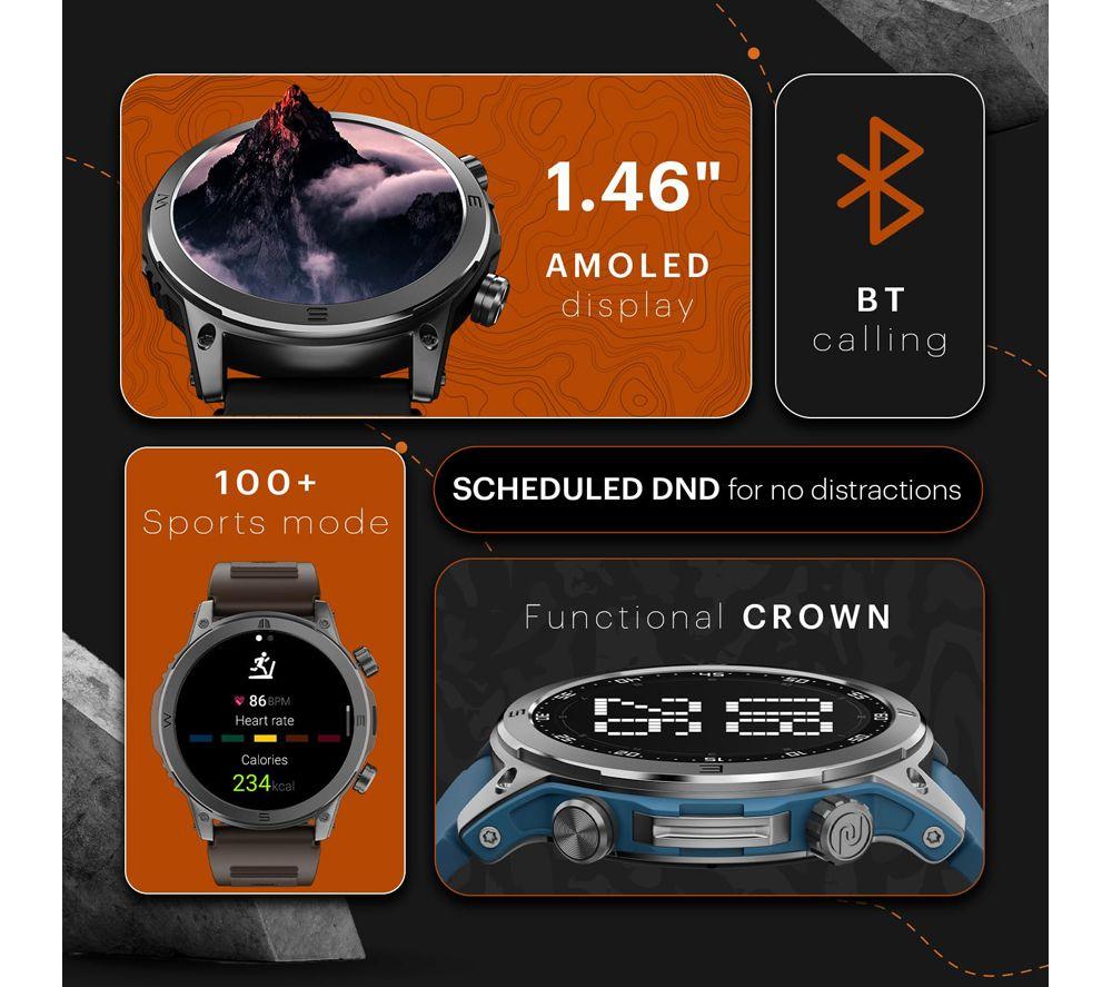 NOISE NoiseFit Endeavour Smart Watch - Teal Blue image number 3 of 3