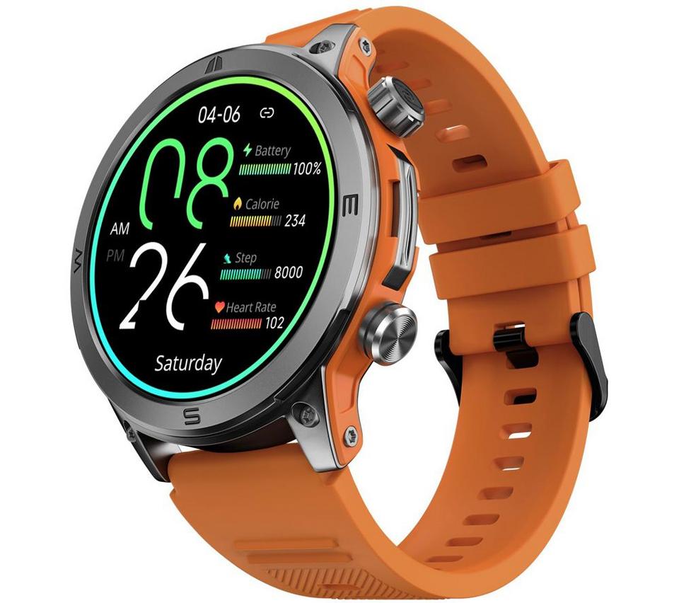 NOISE NoiseFit Endeavour Smart Watch - Fiery Orange
