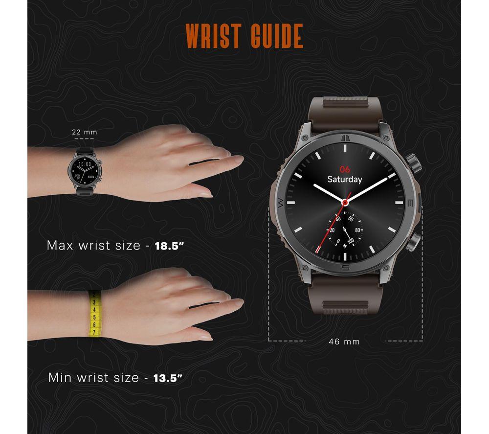 NOISE NoiseFit Endeavour Smart Watch - Vintage Brown image number 3 of 4