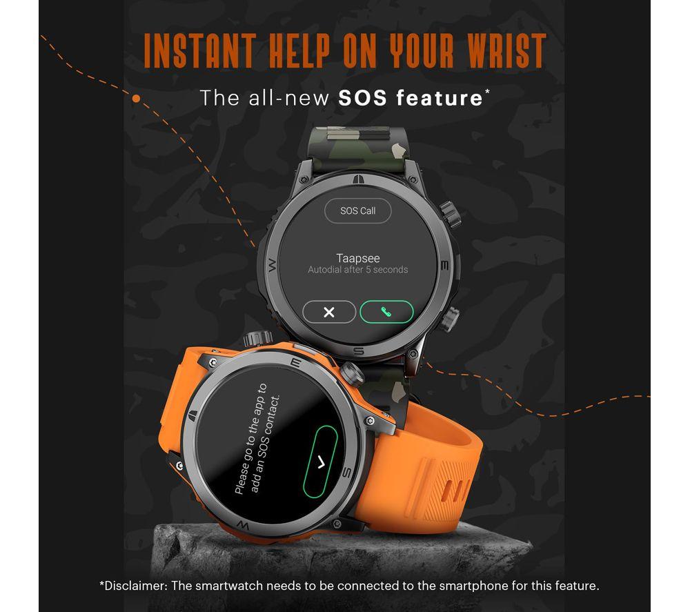 NOISE NoiseFit Endeavour Smart Watch - Vintage Brown image number 4 of 4