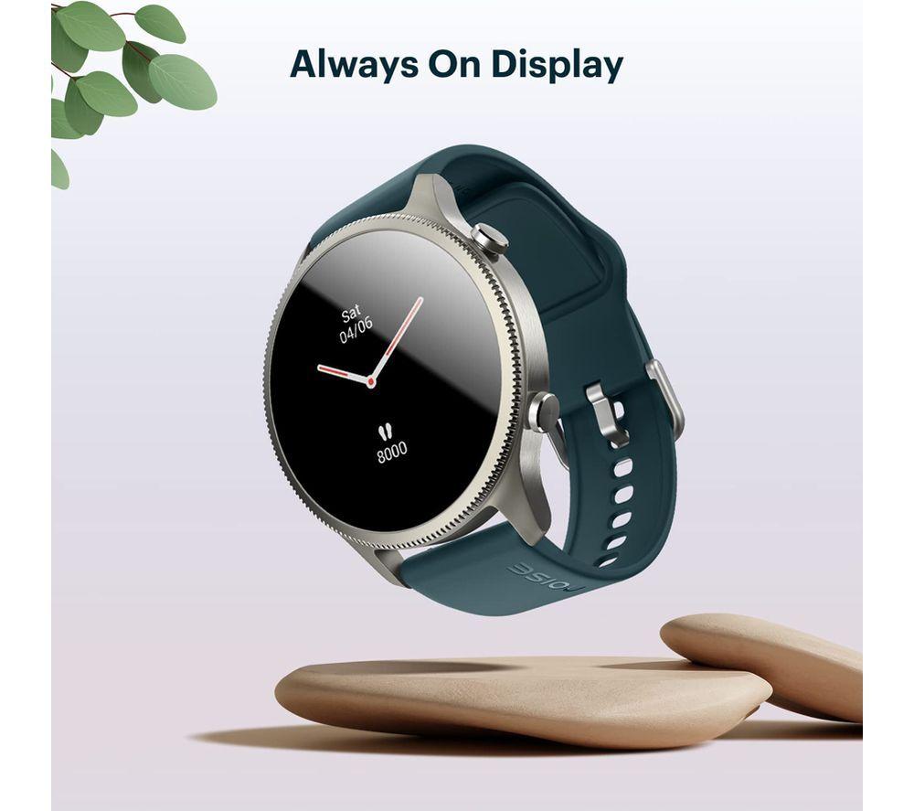 NOISE NoiseFit Halo Smart Watch - Fiery Orange, Silicone Strap image number 2 of 7