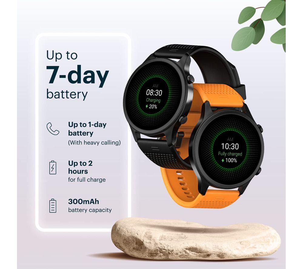 NOISE NoiseFit Halo Smart Watch - Forest Green, Silicone Strap image number 4 of 7
