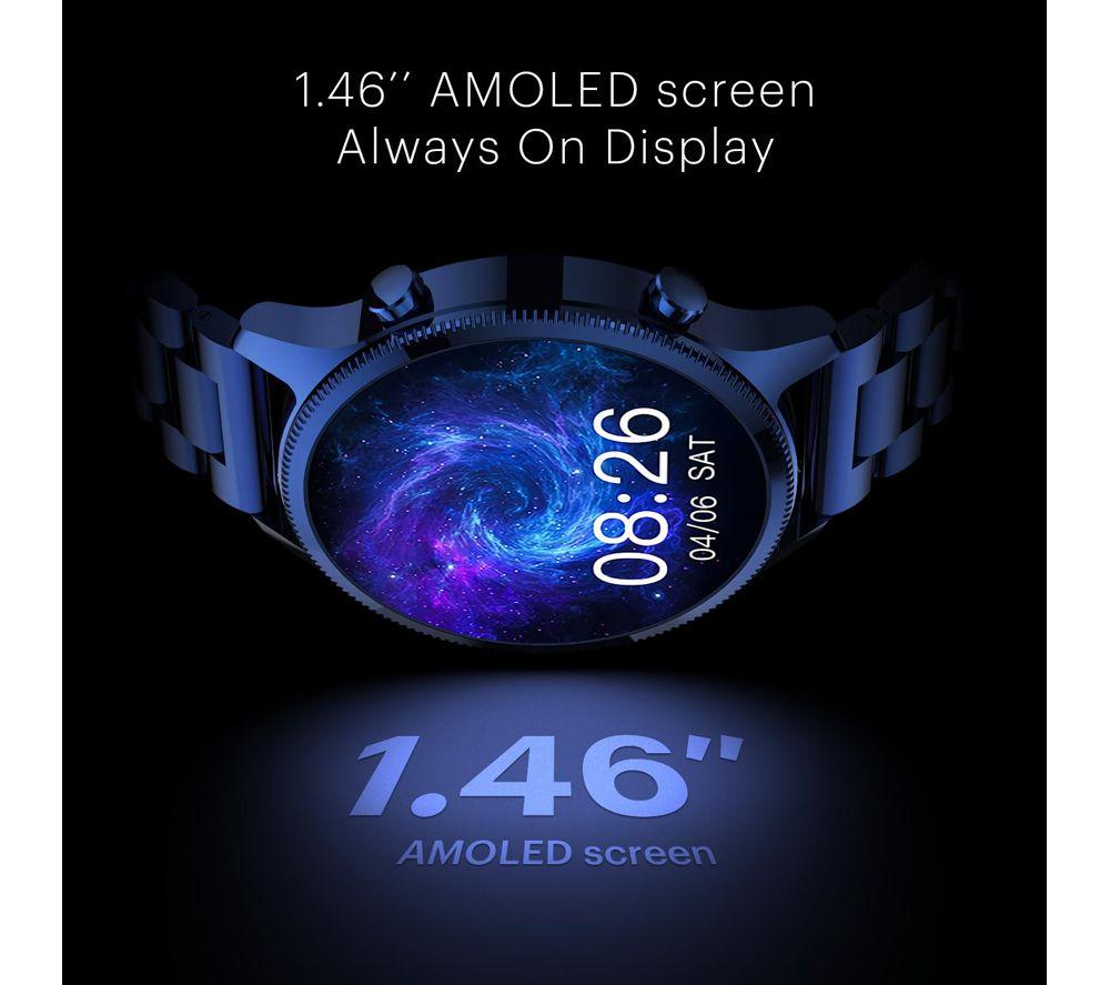 NOISE NoiseFit Halo Plus Smart Watch - Elite Silver, Metal Strap image number 5 of 6
